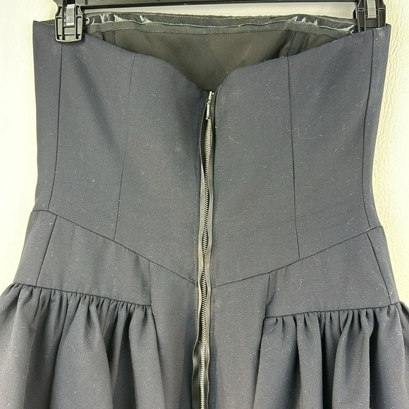 Acler Wool Peplum Strapless Maxi Dress, 6 - Picture 9 of 16